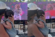 Ludmilla mostra Zuri assistindo às mães na TV: "Não tenho nem palavras"