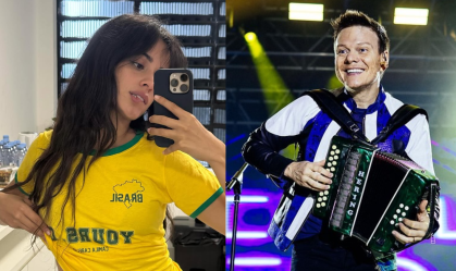 Michel Teló comemora Camila Cabello cantando "Ai Se Eu Te Pego" no The Town