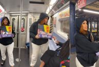 Fingindo ser camelô, Cardi B vende seu novo álbum no metrô de NY