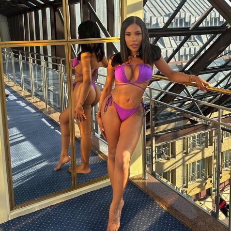 A influenciadora Carol Lekker, que está infiltrada em "A Fazenda 17" • Reprodução/Instagram