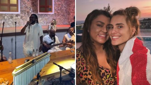 Carolina Dieckmmann faz homenagem a Preta Gil em aniversário