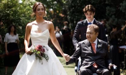 Julinho Casares mostra fotos inéditas de Faustão no casamento da filha