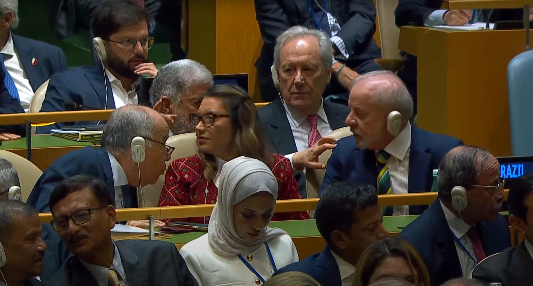Celso Amorim avisa Lula que Donald Trump está falando sobre o Brasil durante discurso na Assembleia Geral da ONU