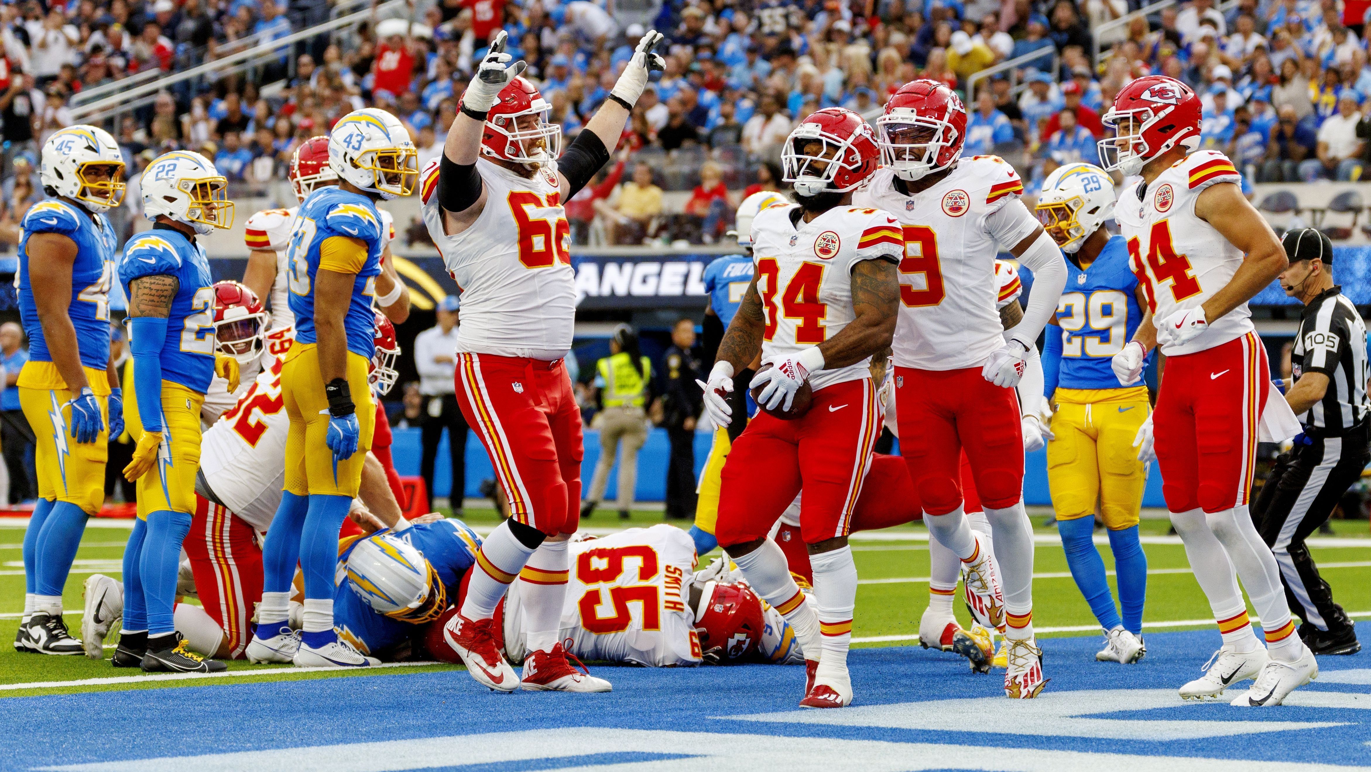 Chiefs venceram os Chargers por 19 a 17 na temporada 2024 da NFL