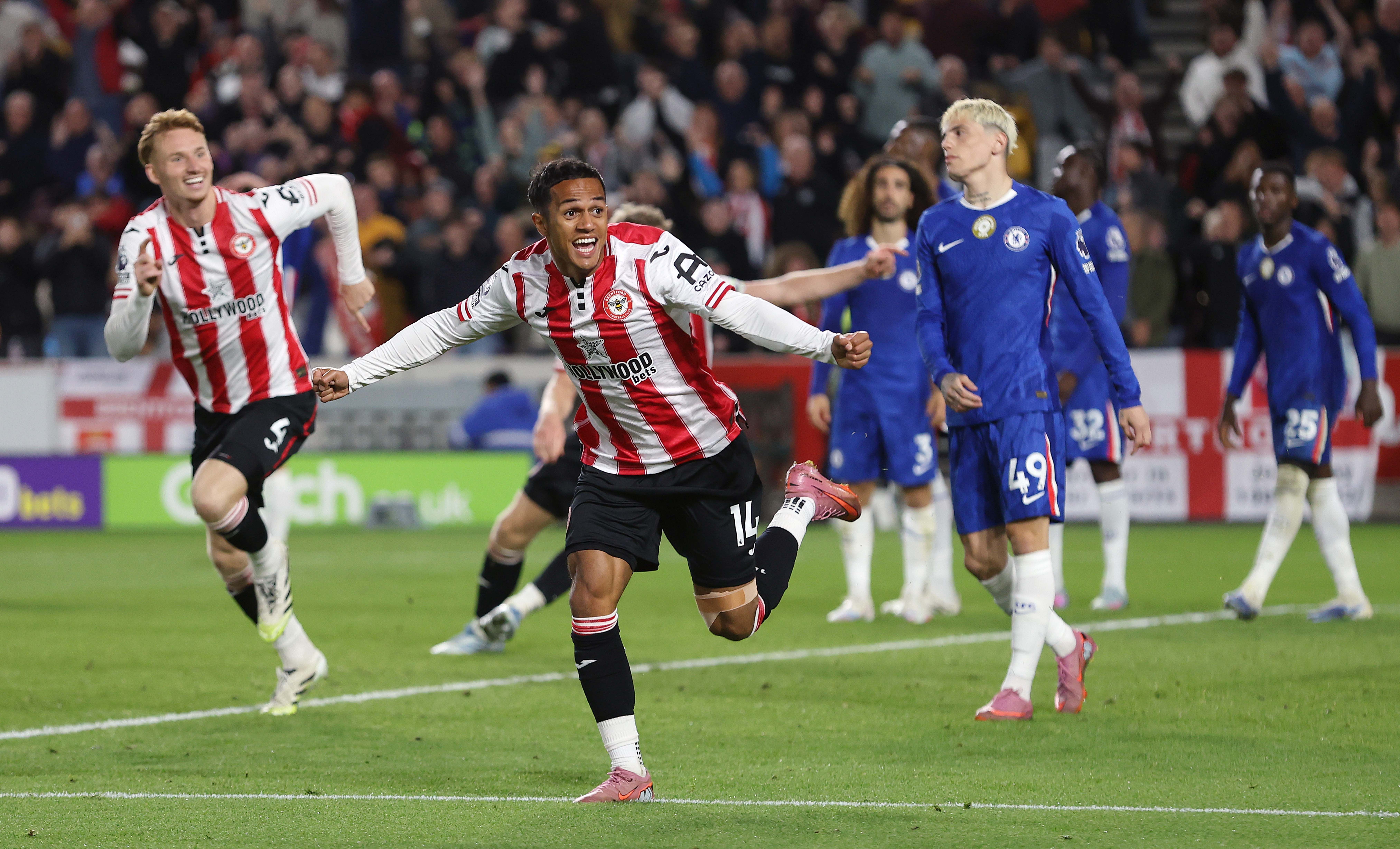 O Brentford conseguiu o empate com o Chelsea nos acréscimos