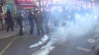 Manifestantes entram em confronto com a polícia na França