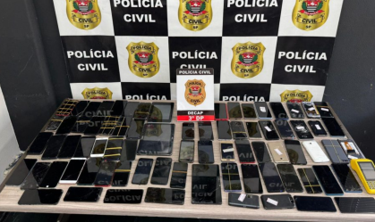 Mais de 300 celulares furtados ou roubados são recuperados em SP