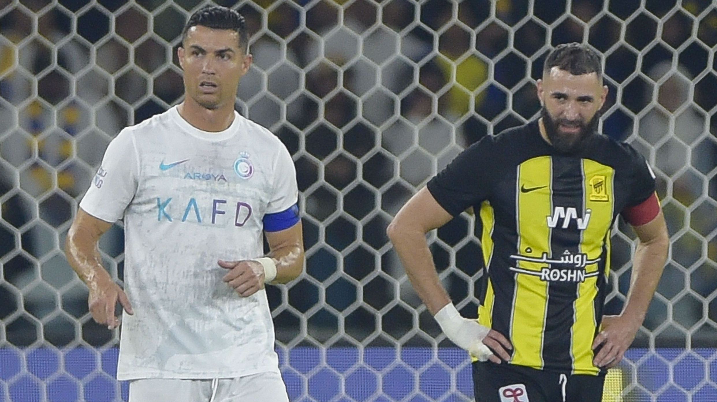 Cristiano Ronaldo enfrenta Benzema em jogo do Campeonato Saudita