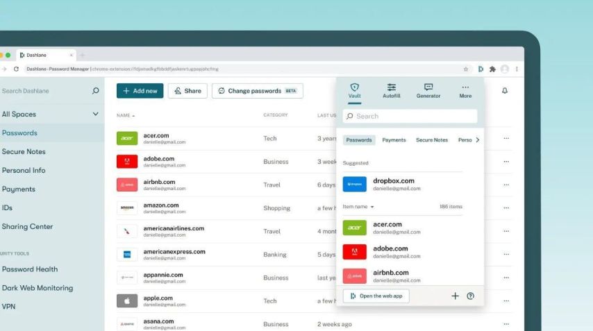 O Dashlane é considerado uma das opções mais seguras do mercado • Dashlane