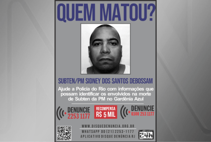 Polícia do Rio busca informações após morte do 41º policial militar no ano