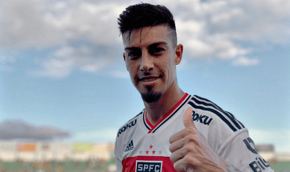 Emiliano Rigoni, atacante do São Paulo FC