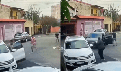Vídeo: policial impede adolescente de roubar homem e mulher em SP