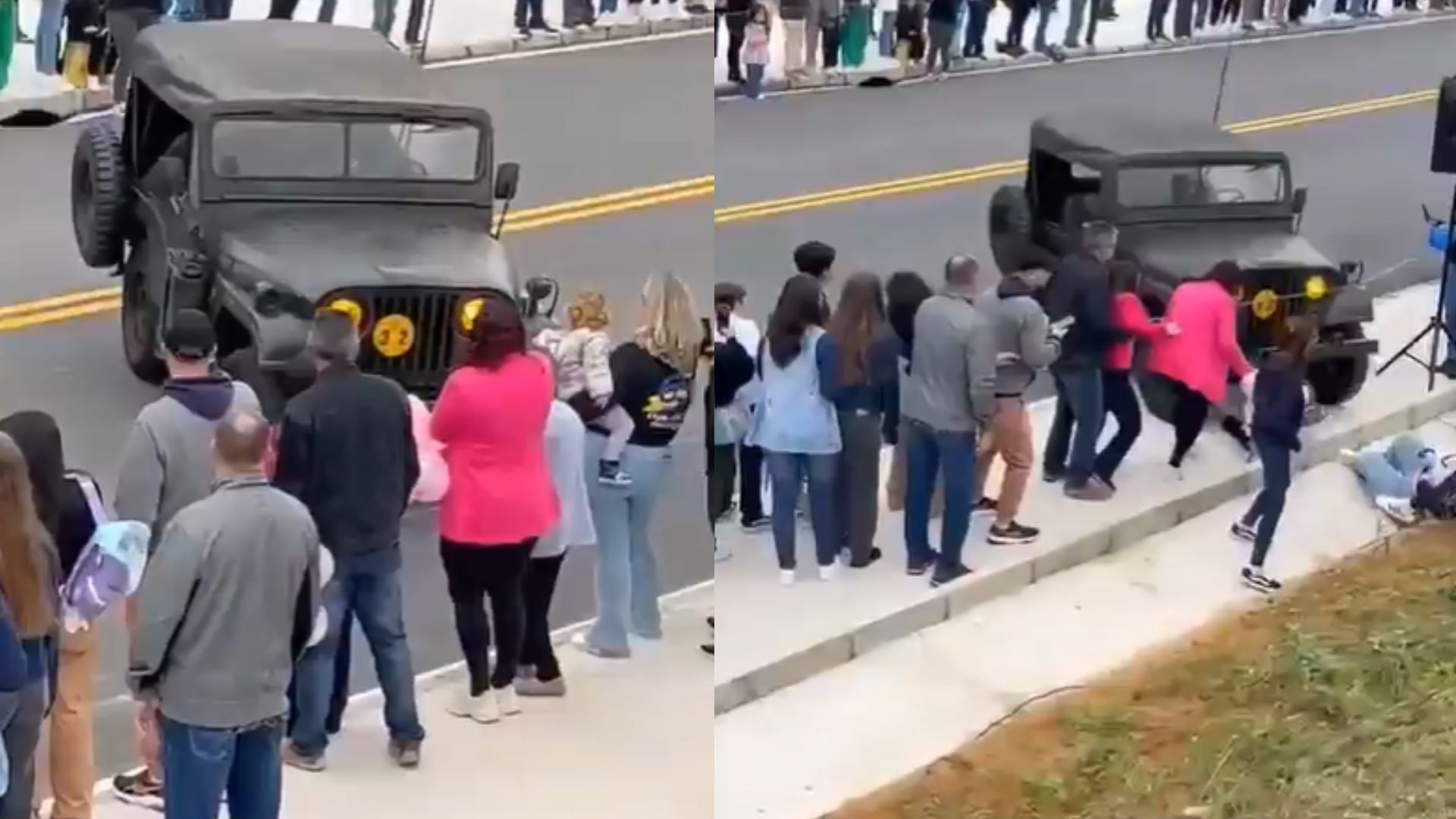 Imagem de destaque do post: Vídeo: Duas mulheres são atropeladas durante desfile de 7 de Setembro em SC