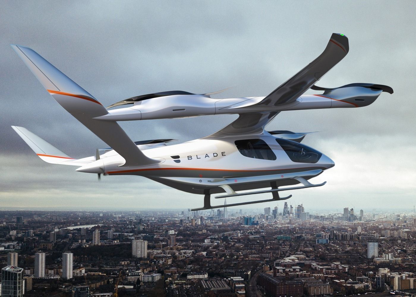 Aeronaves da Blade têm capacidade de transportar quatro passageiros a velocidade de até 320 km/h