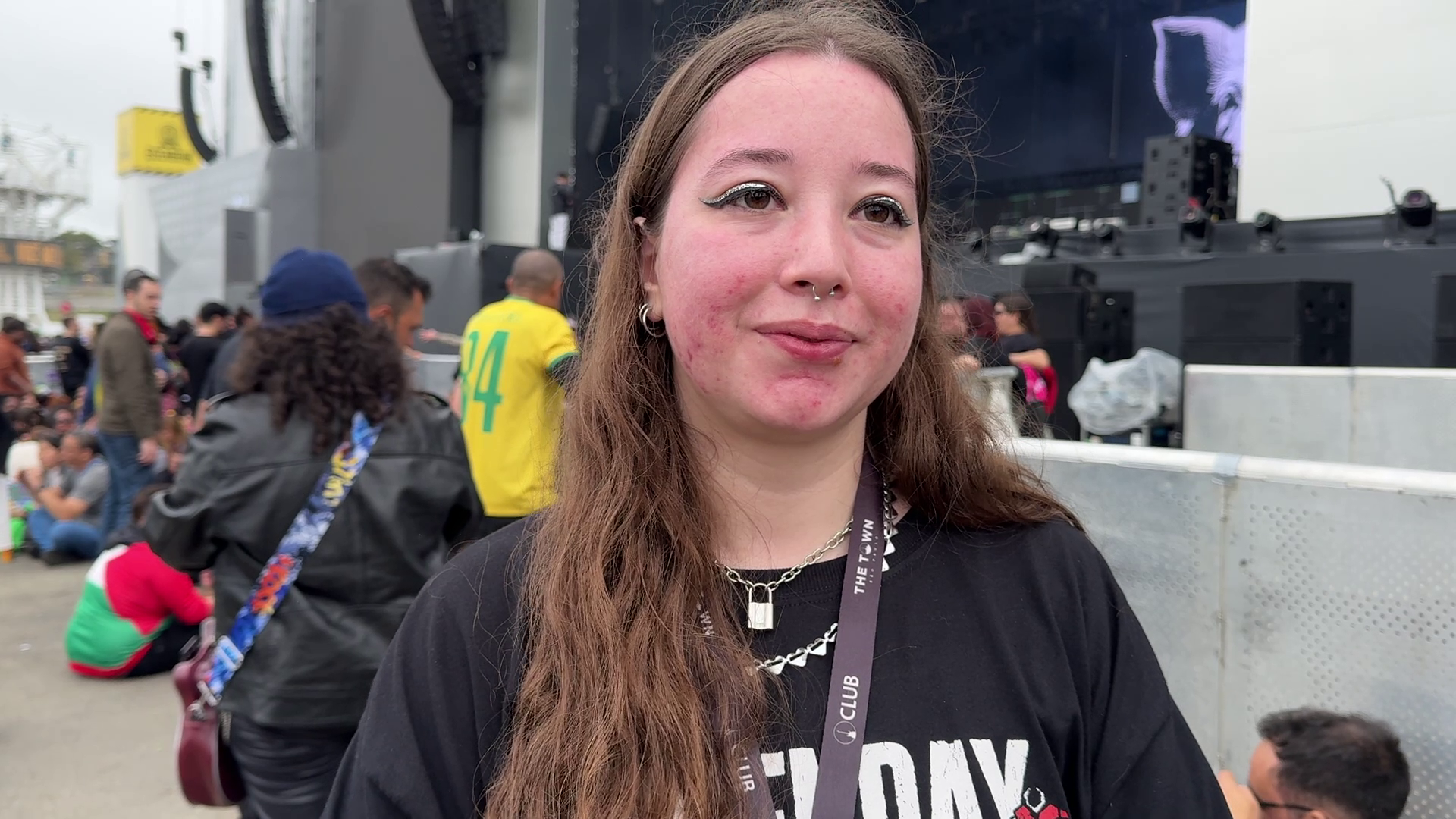 Morisa Nogueira viajou mais de 600 km para assistir ao show do Green Day