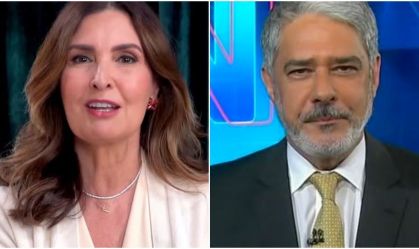 Fátima Bernardes reage após William Bonner anunciar saída do "JN"
