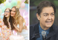 Antes de morrer, filha de Schynaider Moura inspirou Faustão com transplante