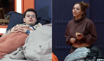 "A Fazenda": Dudu e Gabily se estranham por camas: "Desaforadinho"