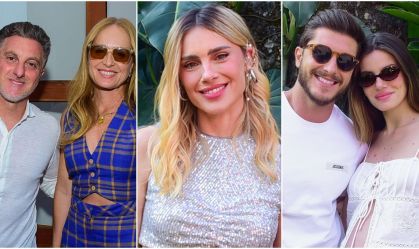 Carolina Dieckmmann recebe famosos em festa de 47 anos; veja