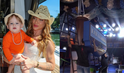 Decoradora revela detalhes da 1ª festa de José Leonardo, filho de Virginia