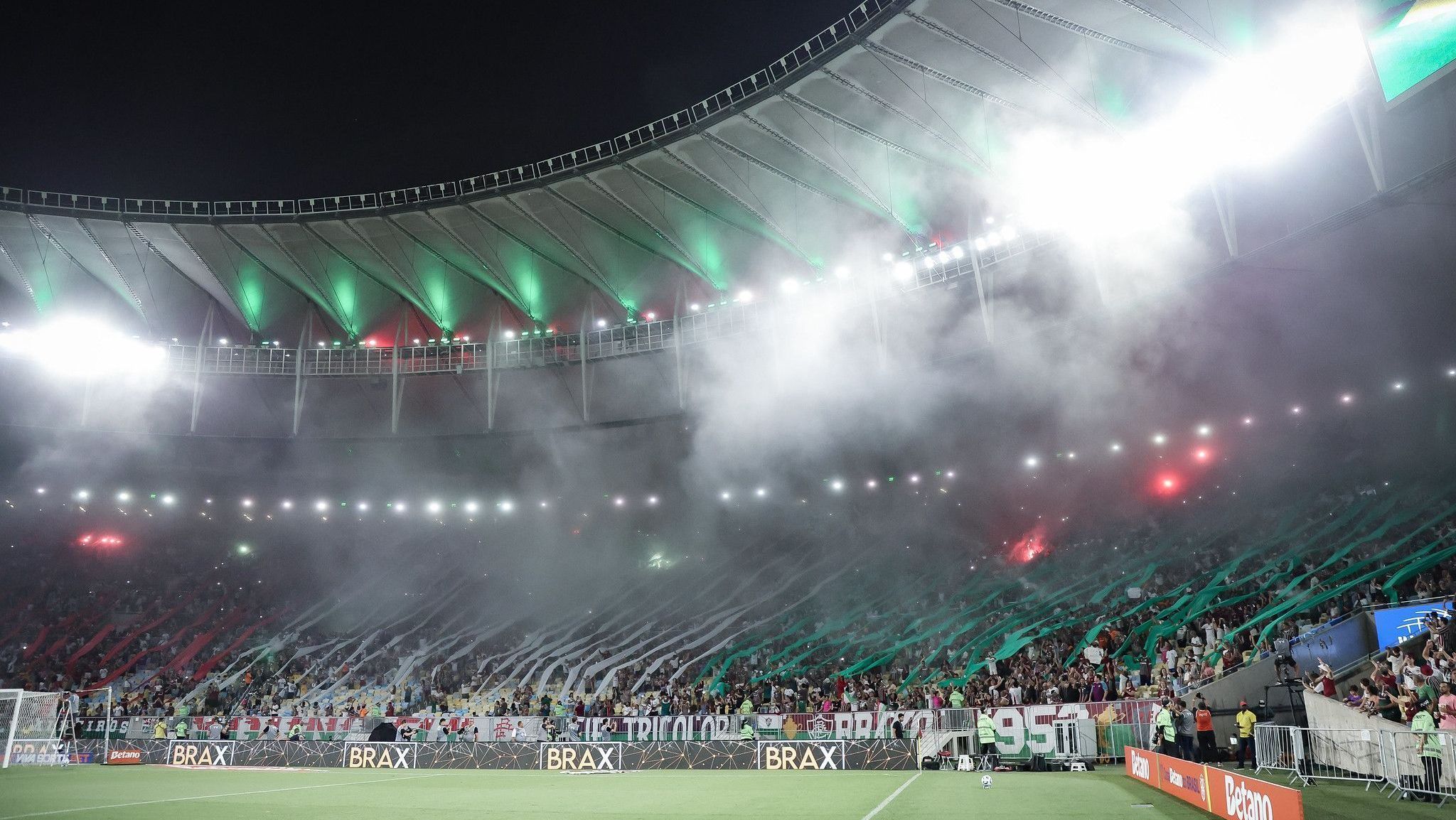 A festa da torcida do Fluminense