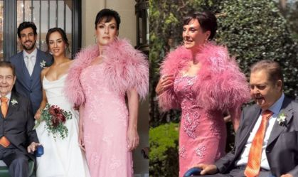 Look da ex-mulher de Faustão no casamento da filha divide opiniões