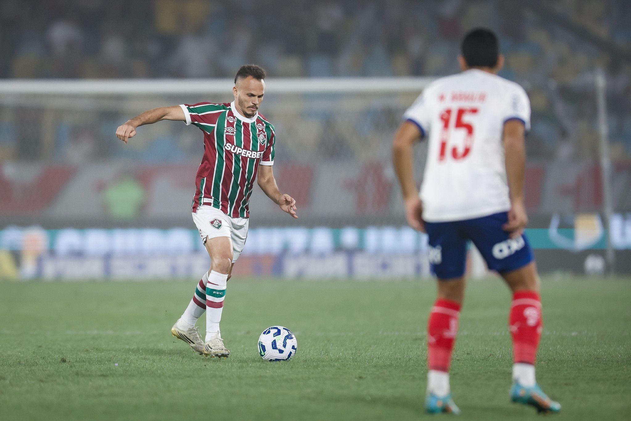 Lance de Fluminense x Bahia, pela Copa do Brasil