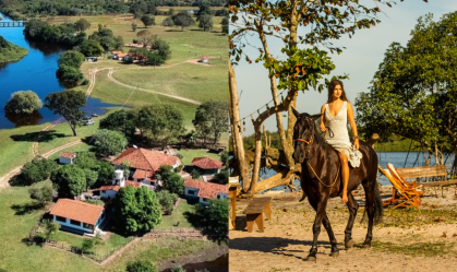 Fazenda onde avião caiu em MS foi cenário da novela Pantanal