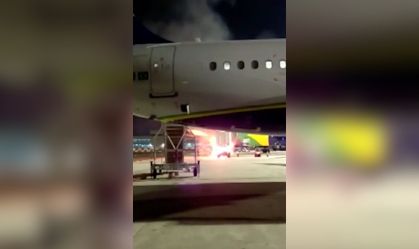Vídeo: Caminhão pega fogo no pátio do Aeroporto de Viracopos, em SP