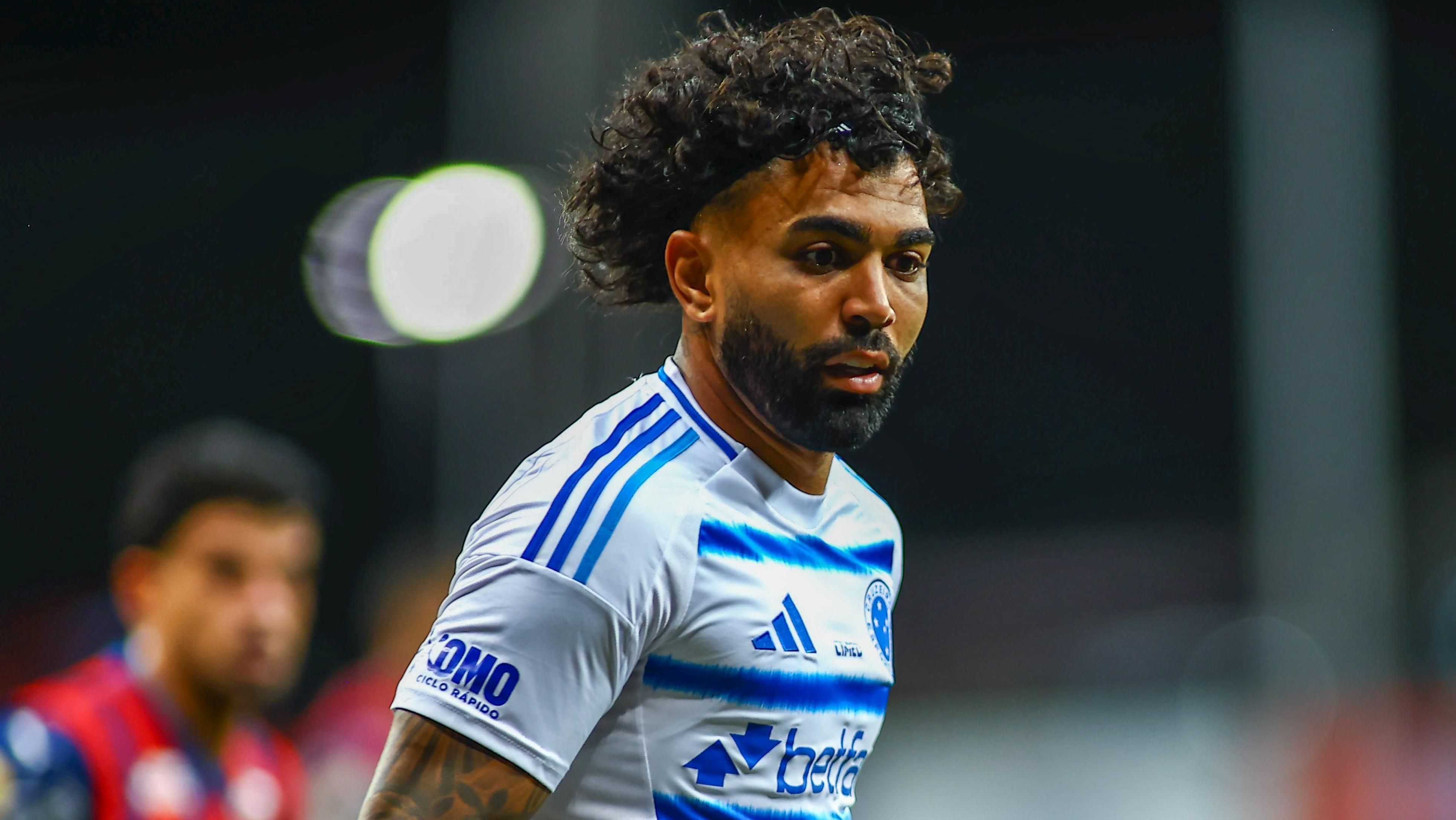 Gabigol em ação pelo Cruzeiro