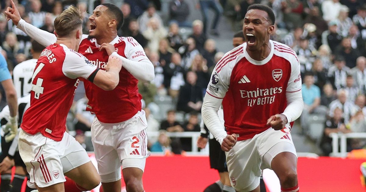Gabriel Magalhães marca nos acréscimos e Arsenal vence Newcastle de virada
