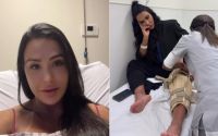 "Dança dos Famosos": Após lesão, Gracyanne Barbosa aparece no hospital