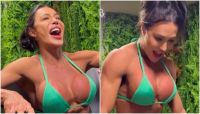 15kg mais magra, Gracyanne sofre com banheira de água gelada