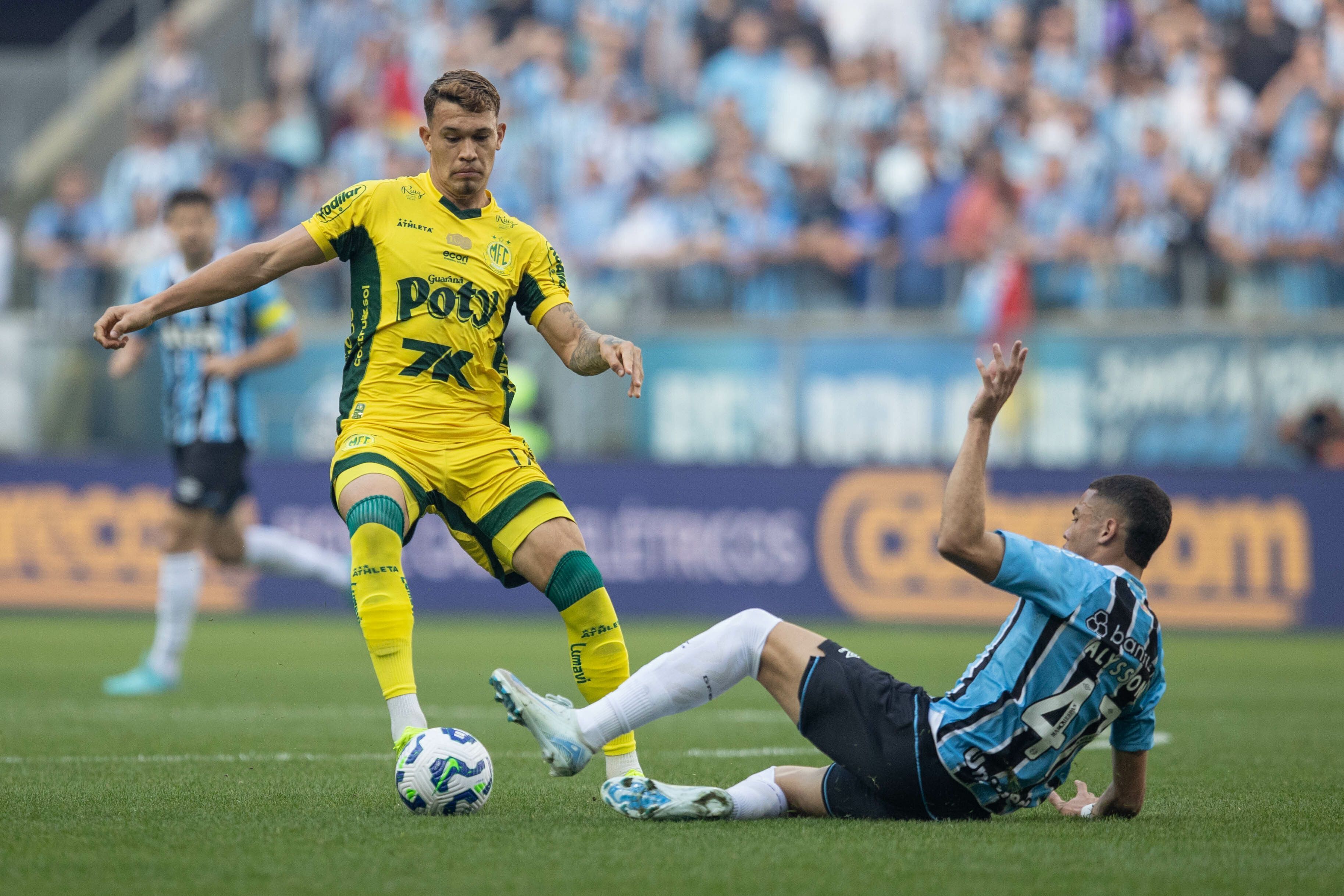 Grêmio e Mirassol (Foto: LIAMARA POLLI/AGIF - AGÊNCIA DE FOTOGRAFIA/AGIF)
