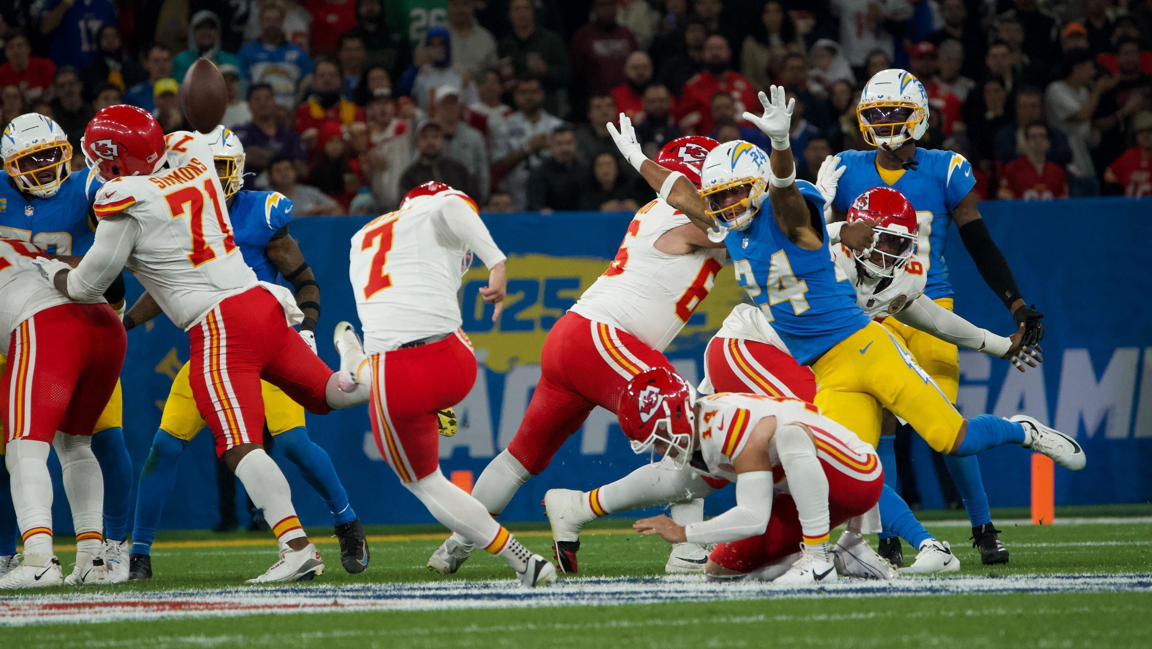 NFL em São Paulo: veja field goal impressionante do Chiefs