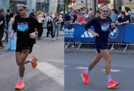 Harry Styles surpreende ao ser visto em corrida de rua em Berlim; veja
