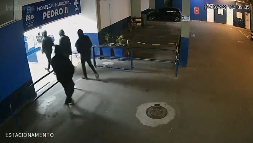 Bandidos invadem hospital no Rio de Janeiro.