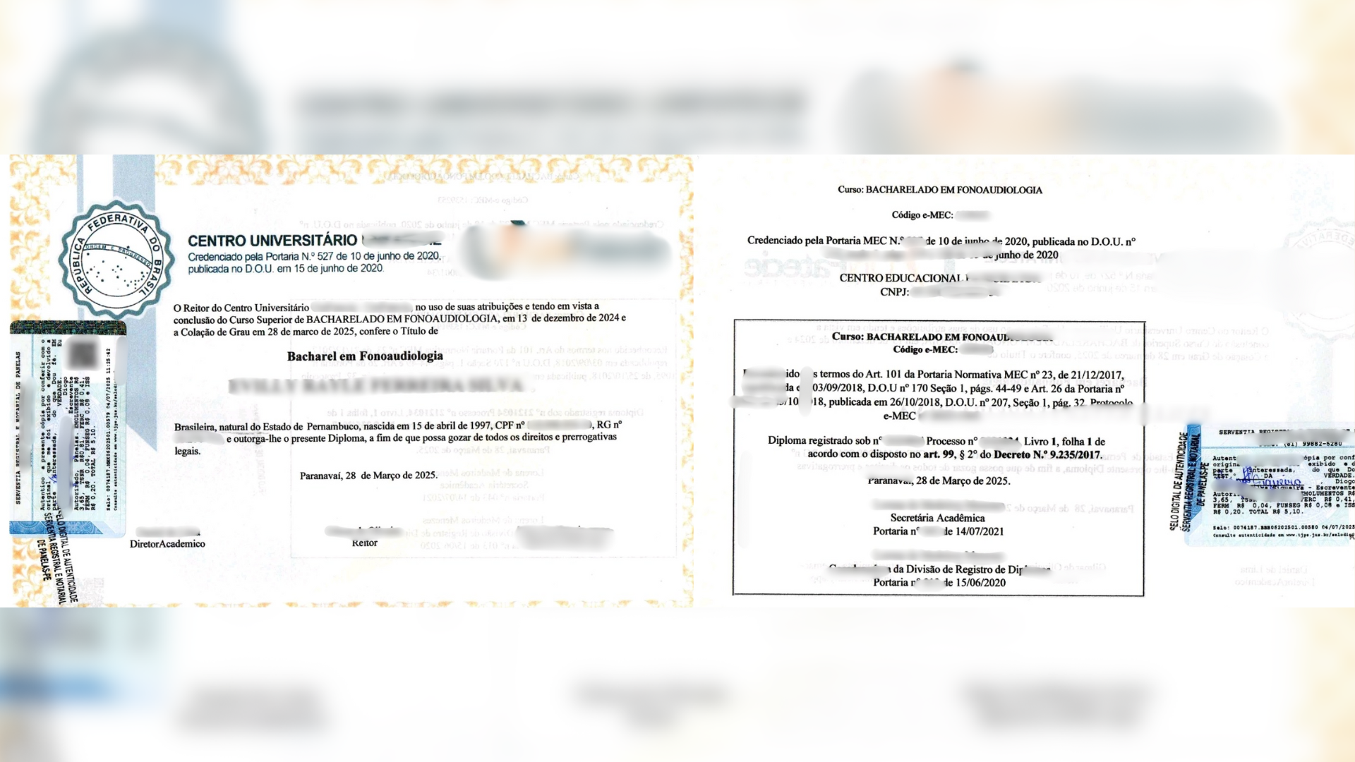 Diploma falso