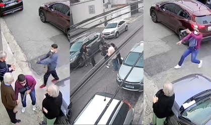 Vídeo: dupla assalta idosos e depois casal no mesmo local em Santo André