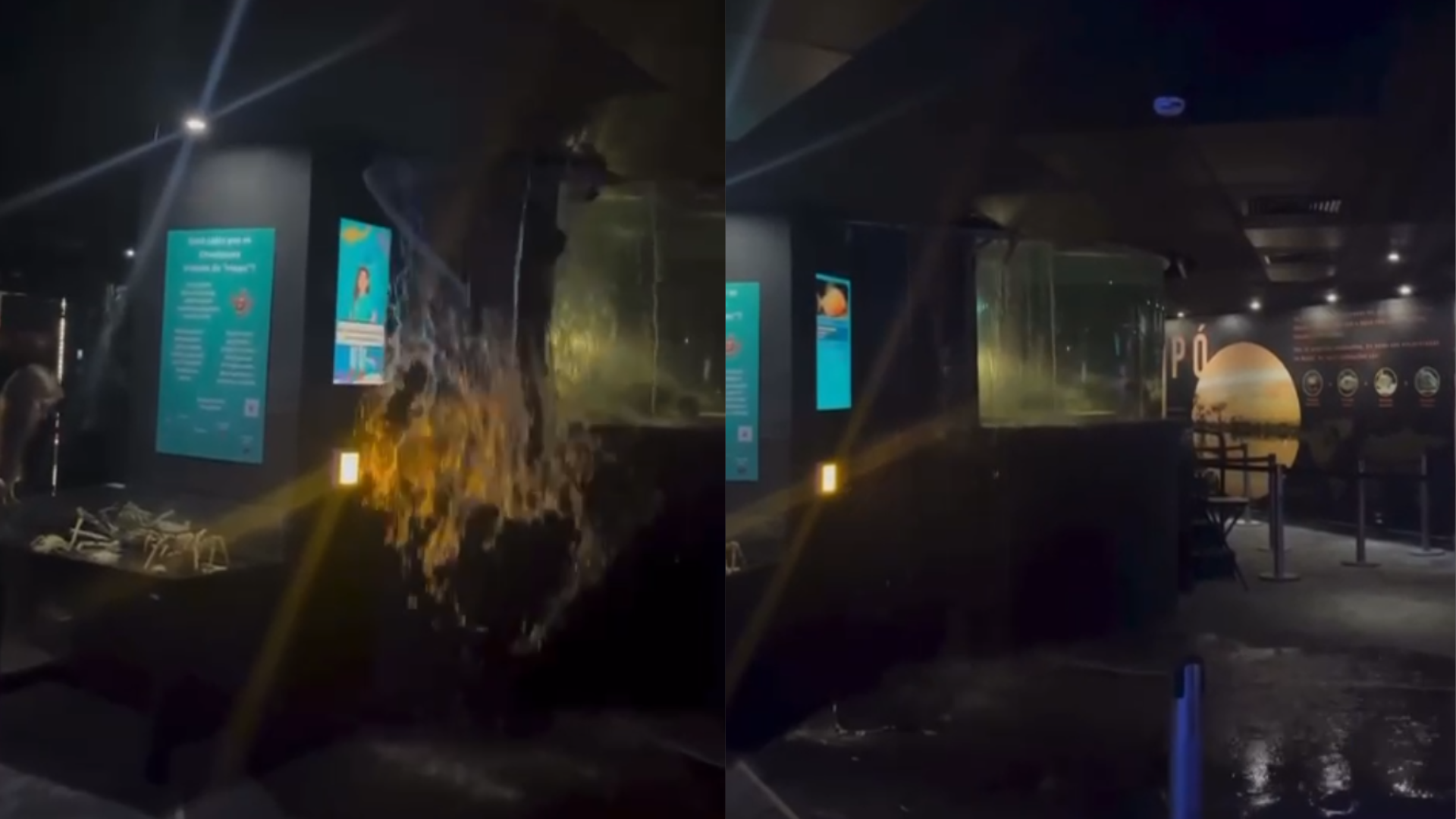 Vazamento aquário RJ