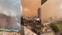 Vídeo: São Paulo registra tempestades de areia em meio a temporais