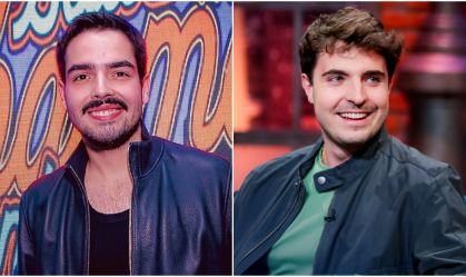 Filho de Faustão e filho de Gugu se encontram em festa; veja
