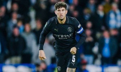 John Stones, zagueiro e capitão do Manchester City