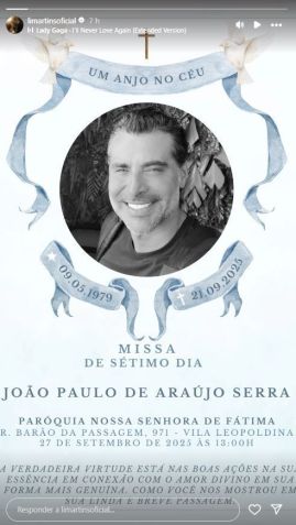 JP Mantovani morreu em acidente de moto em São Paulo no último domingo (21) • Instagram/JP Mantovani