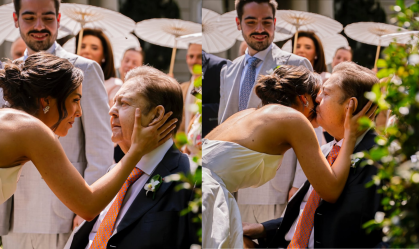 João Silva compartilha novas fotos de Faustão no casamento de Lara Silva