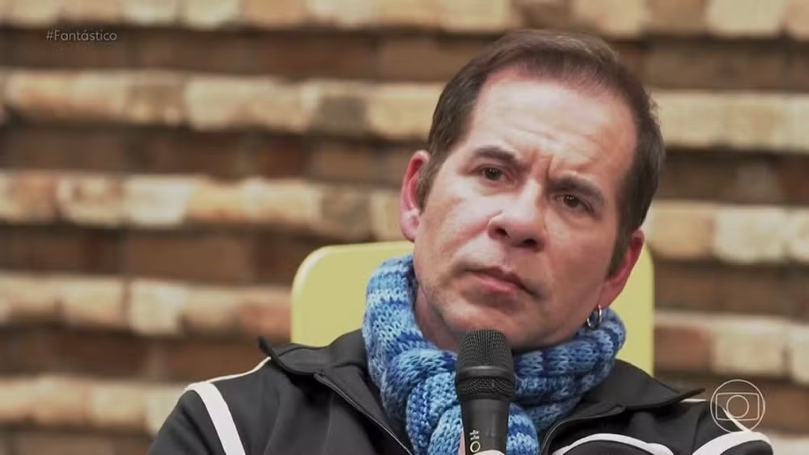 Leandro Hassum participou do quadro "Pode Perguntar", do Fantástico, no domingo (31)