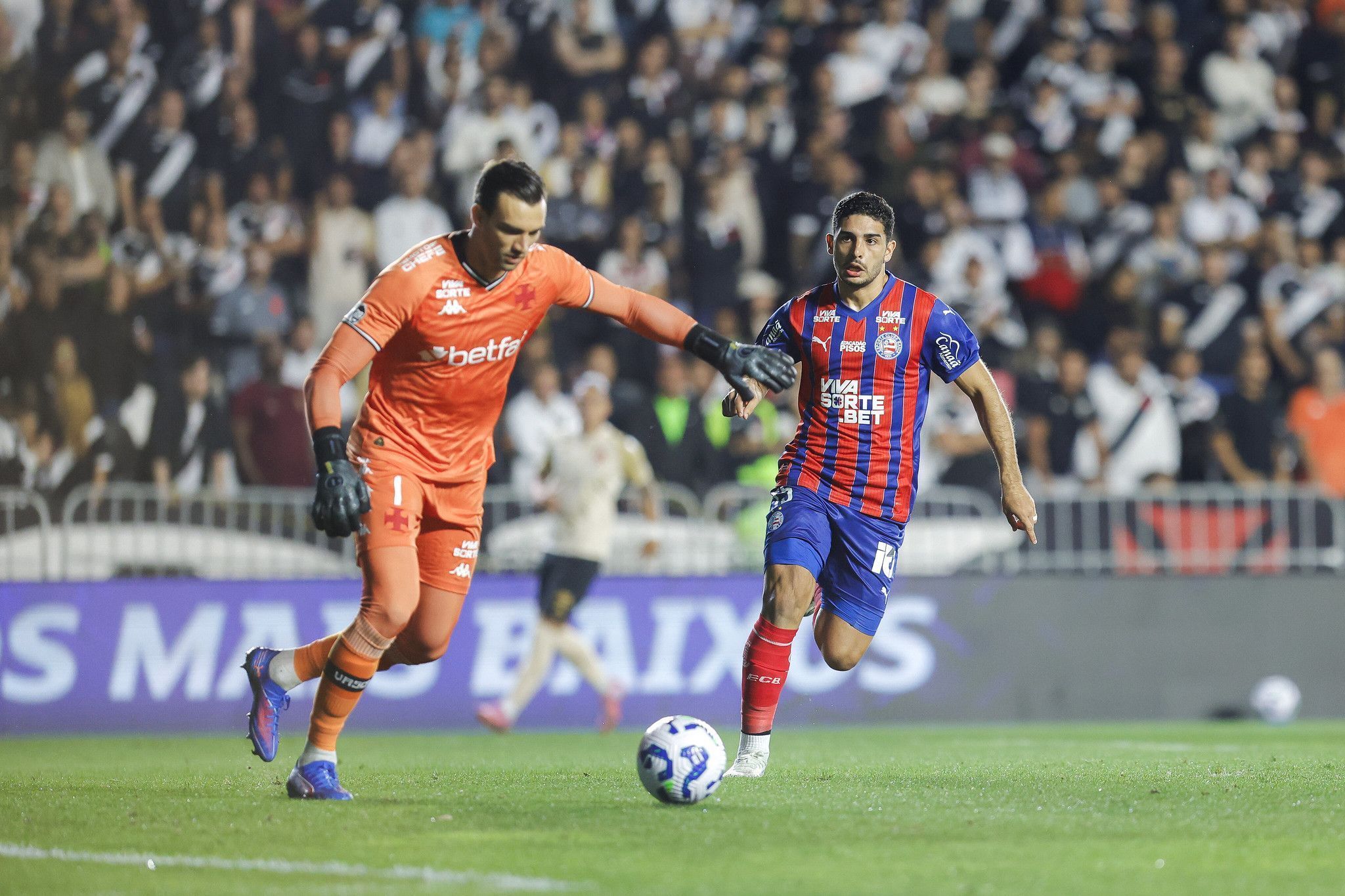 Lance de Vasco x Bahia, pelo Campeonato Brasileiro