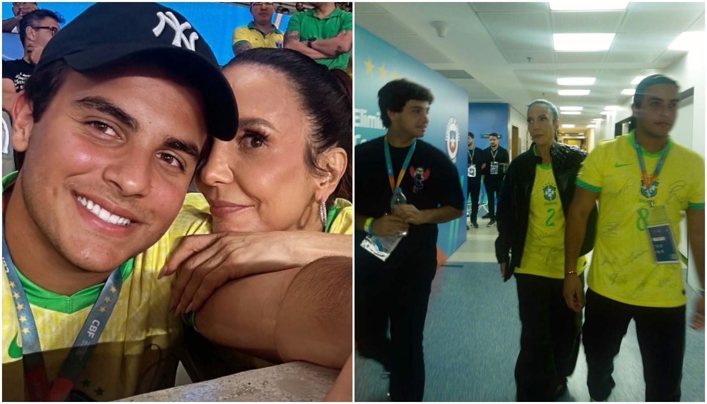 Filho de Ivete Sangalo marca presença em jogo do Brasil • Instagram / Marcelo Sangalo