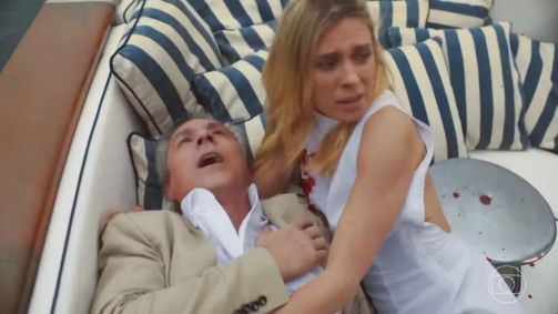 Marco Aurélio sofre atentado em "Vale Tudo"