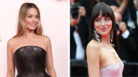 Margot Robbie e Dakota Johnson usam "vestido nu" em eventos; veja